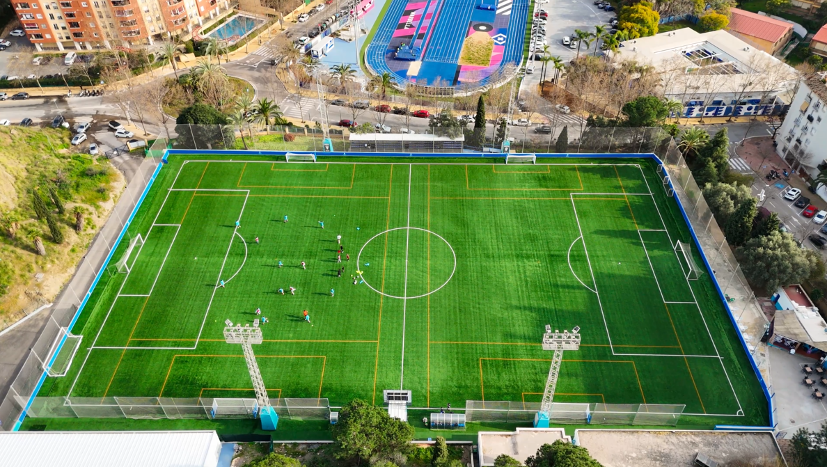 Marbella voetbalveld foto